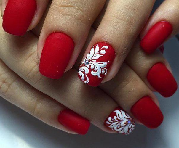 Дизайн нігтів червоний з білим: цікаві ідеї, технологія створення та фото